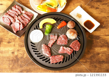 牛ハラミ　焼肉　牛肉 121391133