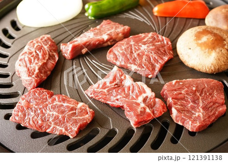牛ハラミ　焼肉　牛肉 121391138
