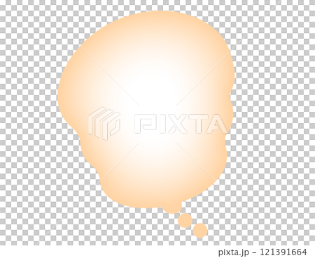 A fluffy, warm-looking speech bubble 2 121391664