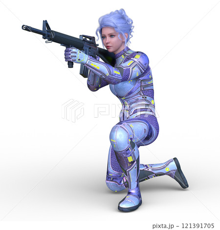 サイバーウーマン 121391705