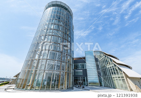 鳥取県境港市　境港を一望できる展望タワー　晴天の夢みなとタワー 121391938