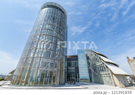 鳥取県境港市　境港を一望できる展望タワー　晴天の夢みなとタワー 121391939