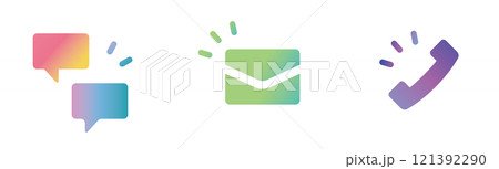 ふきだし メール 電話 アイコン ふきだし メール 電話 アイコン 121392290