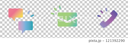 ふきだし メール 電話 アイコン ふきだし メール 電話 アイコン 121392290