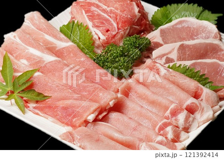 国産豚肉盛り合わせ 121392414