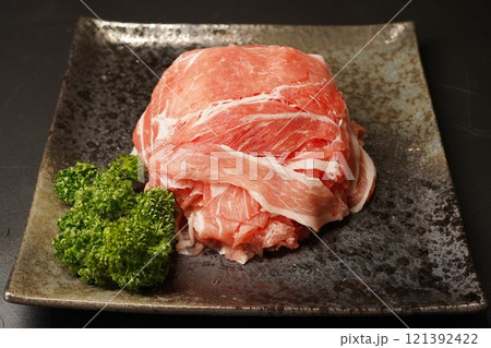 国産豚切落しスライス 国産豚切落しスライス 121392422