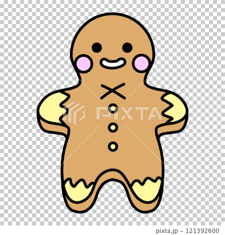 クリスマスのジンジャーマンクッキー クリスマスのジンジャーマンクッキー 121392600