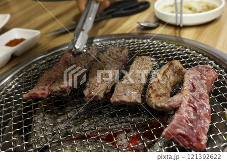 Korean beef bbq. grilled ribs Korean beef bbq. grilled ribs 121392622