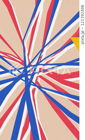 Abstract Composition Consisting Of Chaotically Scattered Geometric Elements Abstract Composition Consisting Of Chaotically Scattered Geometric Elements 121392886