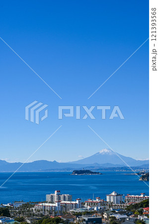 神奈川県逗子市披露山からの富士山 121393568
