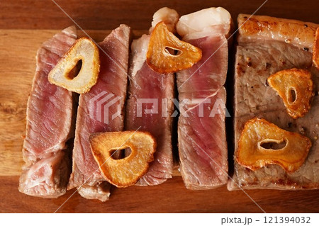 厚切り牛ロースステーキ 121394032