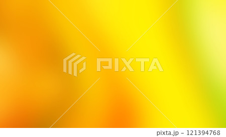 Radiant Glow. A soft gradient of yellow, orange, and light green creates a warm, luminous abstract background. 121394768