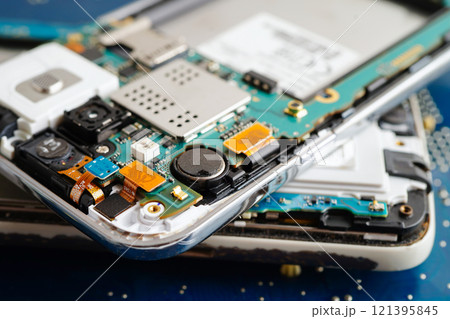 Repairing and upgrade circuit mainboard of notebook, electronic, computer hardware and technology. Repairing and upgrade circuit mainboard of notebook, electronic, computer hardware and technology. 121395845