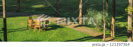 travel and people activity concept with camping on grass with mountain and lake on foreground travel and people activity concept with camping on grass with mountain and lake on foreground 121397364