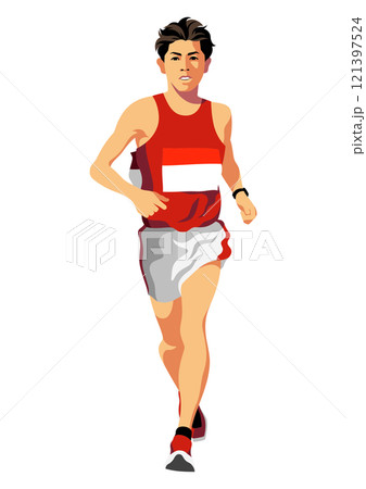 マラソンランナー 121397524