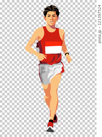 マラソンランナー 121397524