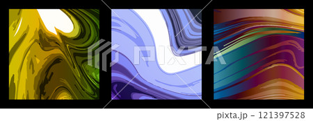 The texture of colorful marble patterns. The illusion of a colored liquid. Colored abstract background. Interior design, paintings, covers and creative ideas The texture of colorful marble patterns. The illusion of a colored liquid. Colored abstract background. Interior design, paintings, covers and creative ideas 121397528