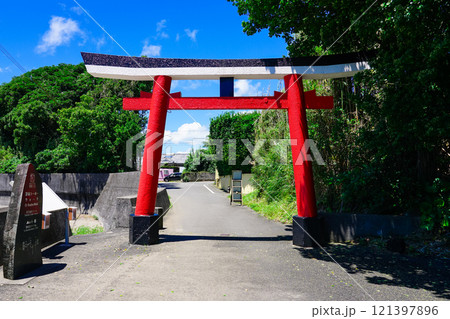 釜蓋神社こと射楯兵主神社(鹿児島県南九州市頴娃町別府) 釜蓋神社こと射楯兵主神社(鹿児島県南九州市頴娃町別府) 121397896