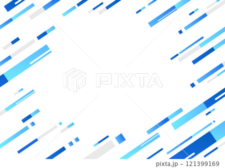 斜めの幾何学の背景パターン 青 斜めの幾何学の背景パターン 青 121399169