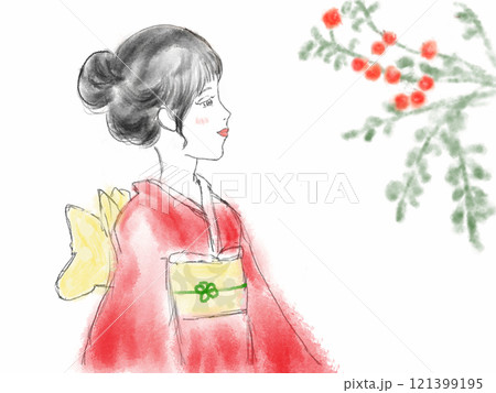和装 お正月 和装 お正月 121399195
