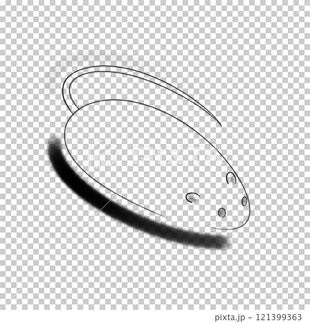 一個簡單的鼠標的插圖 一個簡單的鼠標的插圖 121399363