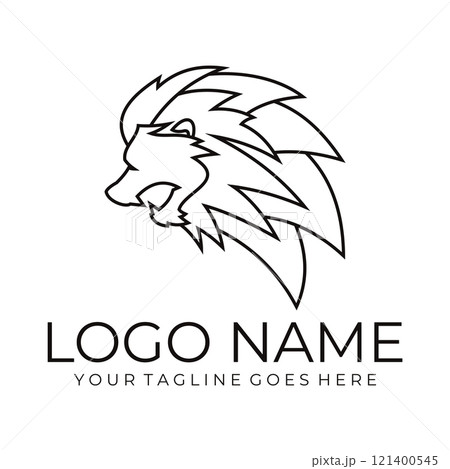 Lion Logo Template vector icon 121400545