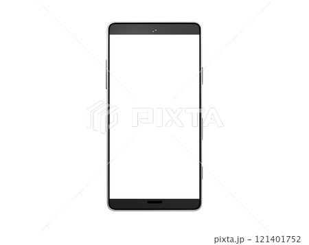 スマホ　携帯電話　スマートフォン　中抜き　マスク付き　合成用 121401752