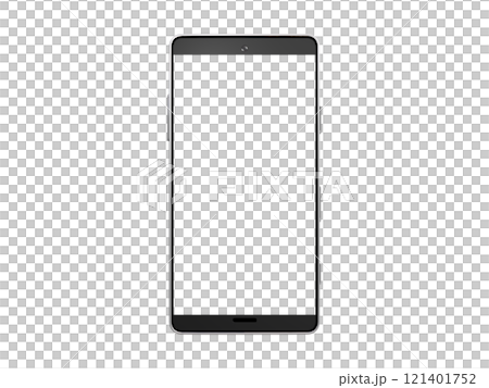 スマホ　携帯電話　スマートフォン　中抜き　マスク付き　合成用 121401752