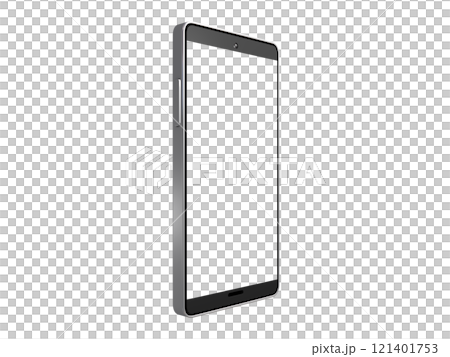 Smartphone, mobile phone, smartphone, centered, with mask, for compositing 121401753