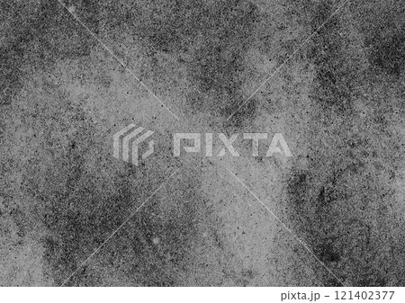 黒いコンクリート壁みたいな墨色のアナログ背景 121402377