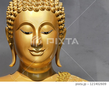 Close up Golden Buddha Image. Close up Golden Buddha Image. 121402609