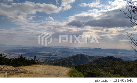 鬼ノ城から見る総社平野【岡山】 鬼ノ城から見る総社平野【岡山】 121402640