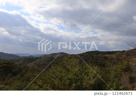 鬼ノ城から見る景色【岡山】 鬼ノ城から見る景色【岡山】 121402671