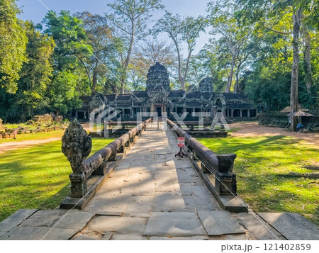Ta Prohm Wat temple in Angkor, Cambodia Ta Prohm Wat temple in Angkor, Cambodia 121402859