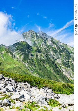 剱沢から見る剱岳　北アルプス劔岳登山 121402934