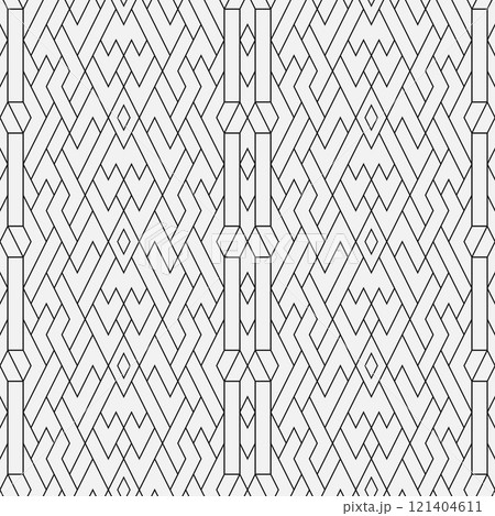 Abstract geometric seamless pattern. 121404611
