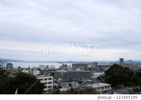 滋賀県大津市_大津SA(上り)からの景色4_2024年2月 121405195