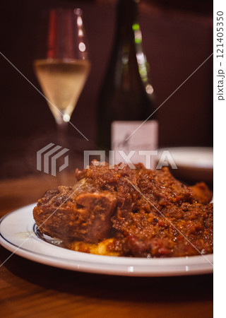 ラムスネ肉のトマトソース煮 ラムスネ肉のトマトソース煮 121405350