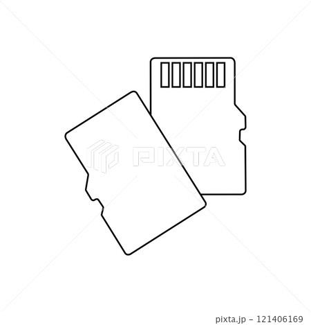 SD card vector design SD card vector design 121406169