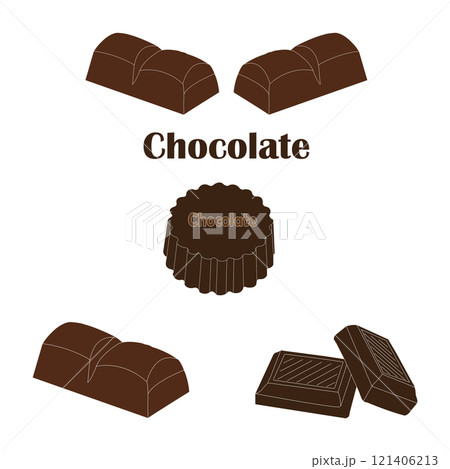 Chocolate vector icon design Chocolate vector icon design 121406213