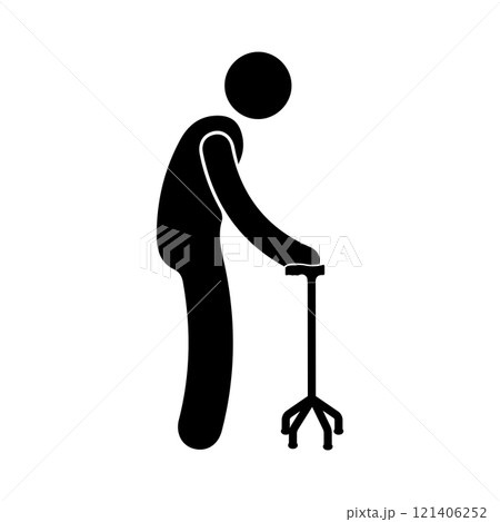 disabled person vector icon 121406252