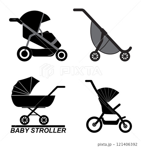 baby stroller icon design baby stroller icon design 121406392