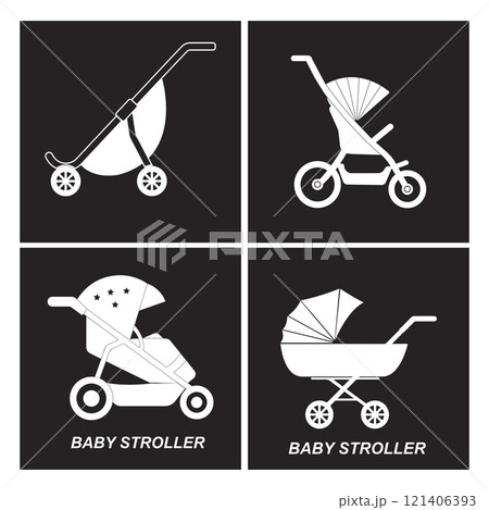 baby stroller icon design baby stroller icon design 121406393