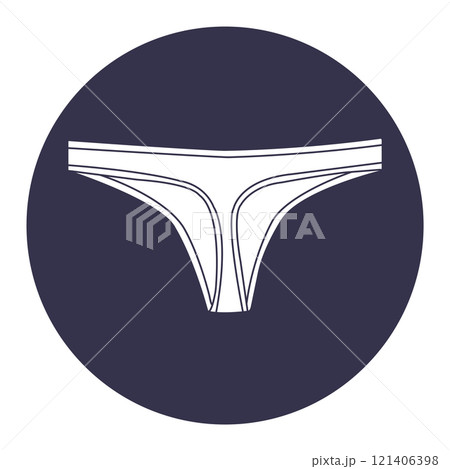 Pantie icon design 121406398