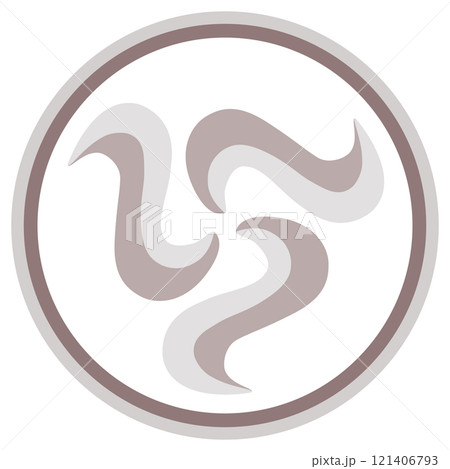 Celtic tristann on white background Celtic tristann on white background 121406793