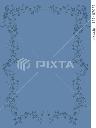 frame with wicker plants roses template printing frame with wicker plants roses template printing 121407071