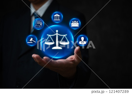 lawyers and attorneys From legal firms to corporate compliance, embrace technology to balance law, litigation, and court systems for a fair solution." 121407289