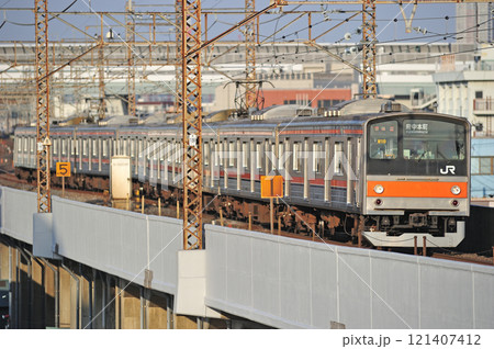 武蔵野線　西浦和ー北朝霞　JR東日本　205系　M10編成（幕張） 121407412