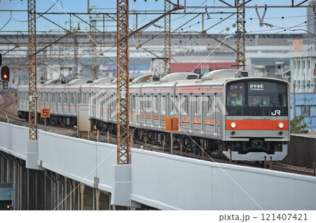 武蔵野線 西浦和ー北朝霞 JR東日本 205系 M25編成(幕張) 武蔵野線 西浦和ー北朝霞 JR東日本 205系 M25編成(幕張) 121407421