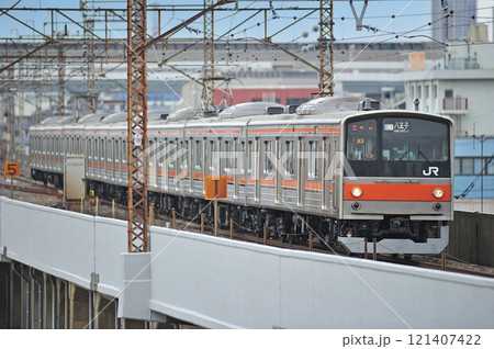 武蔵野線 西浦和ー北朝霞 JR東日本 205系 M3編成(幕張) 武蔵野線 西浦和ー北朝霞 JR東日本 205系 M3編成(幕張) 121407422